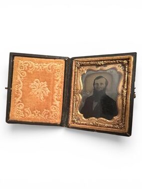 Embossed Black Leatherette Decorative Book Cover/cased photo